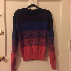 EUC colorful sweater - no tags size M
